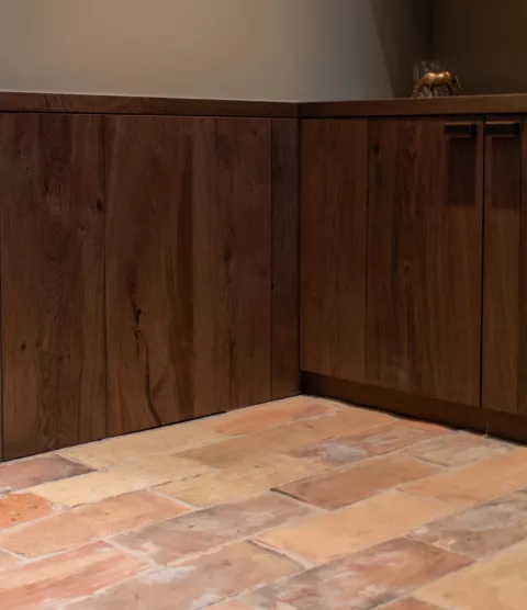 Bureau ruimte in recuup terracotta