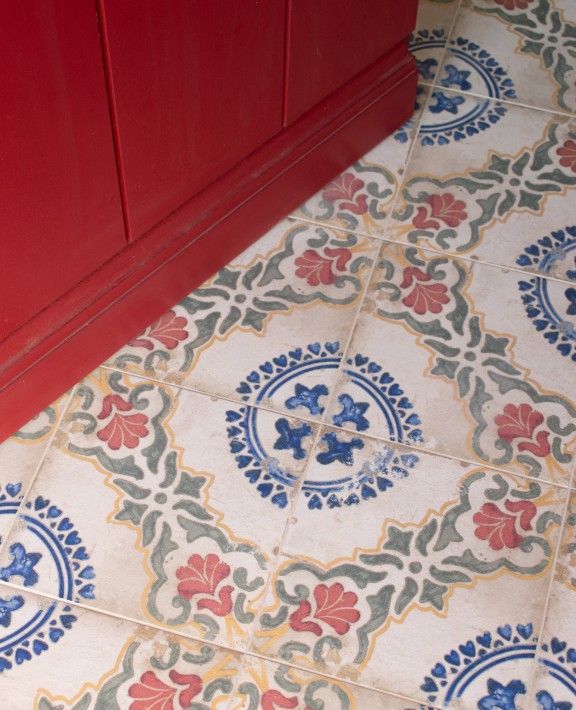 Inkom met Majolica tegel